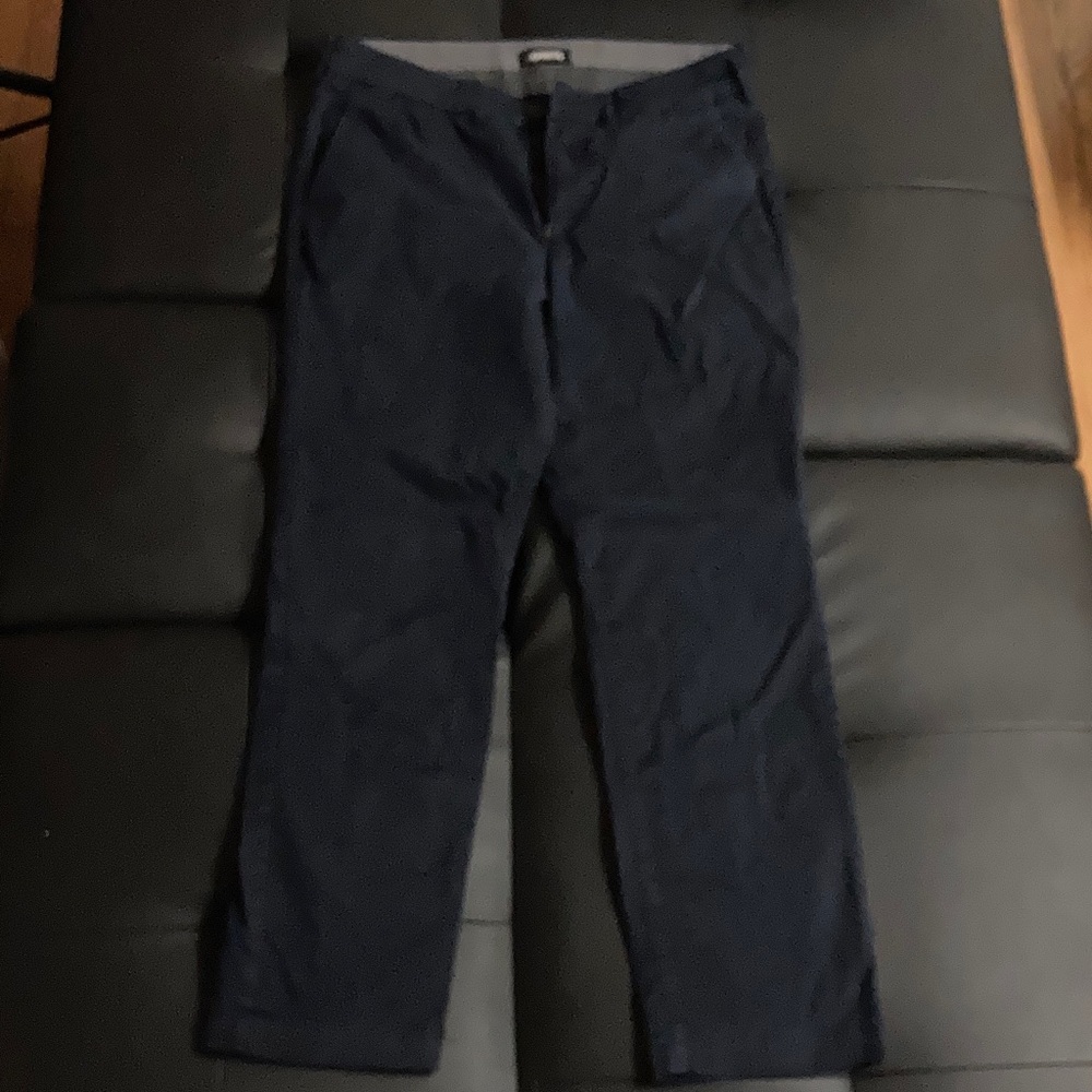 Express Slim Comfort Waist Hyper Stretch Chino - Navy, Slim Fit, Size 30x30